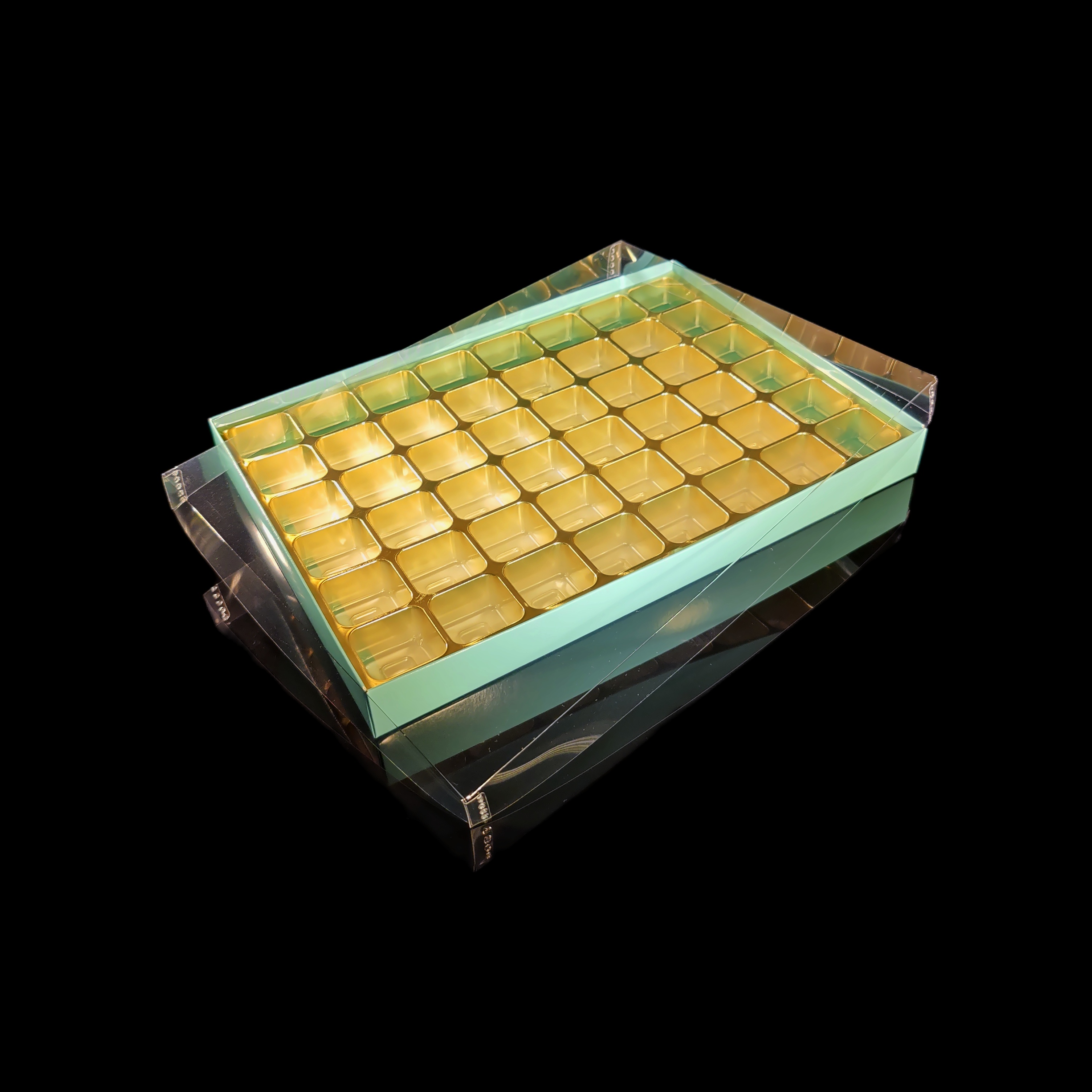 Lock till 48-bitars pralinask, transparent - 2