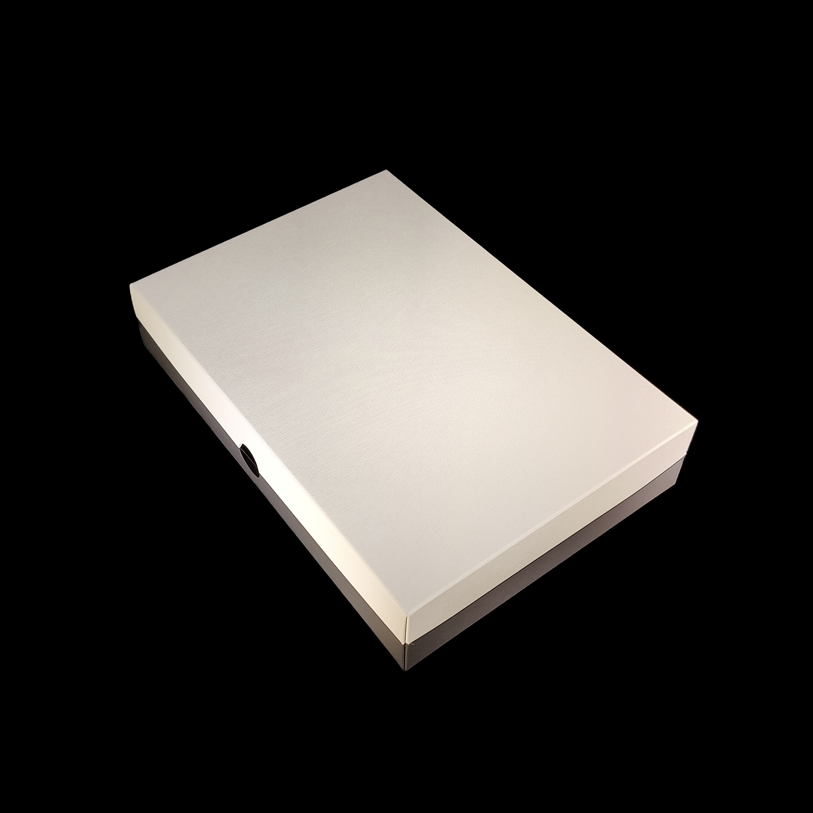 Lid for 48-piece Praline Box, White Textured