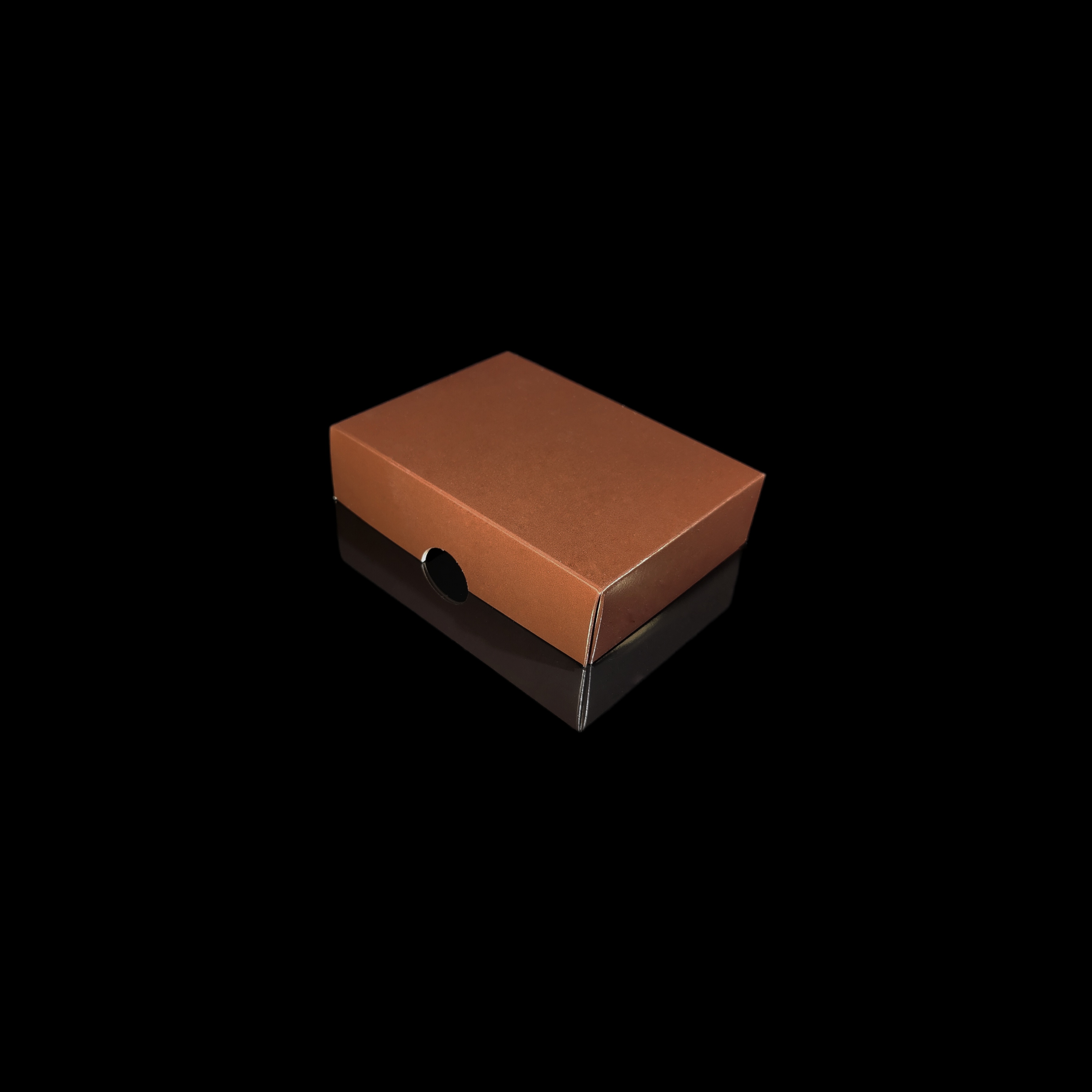 Lock till 6-bitars pralinask, brun