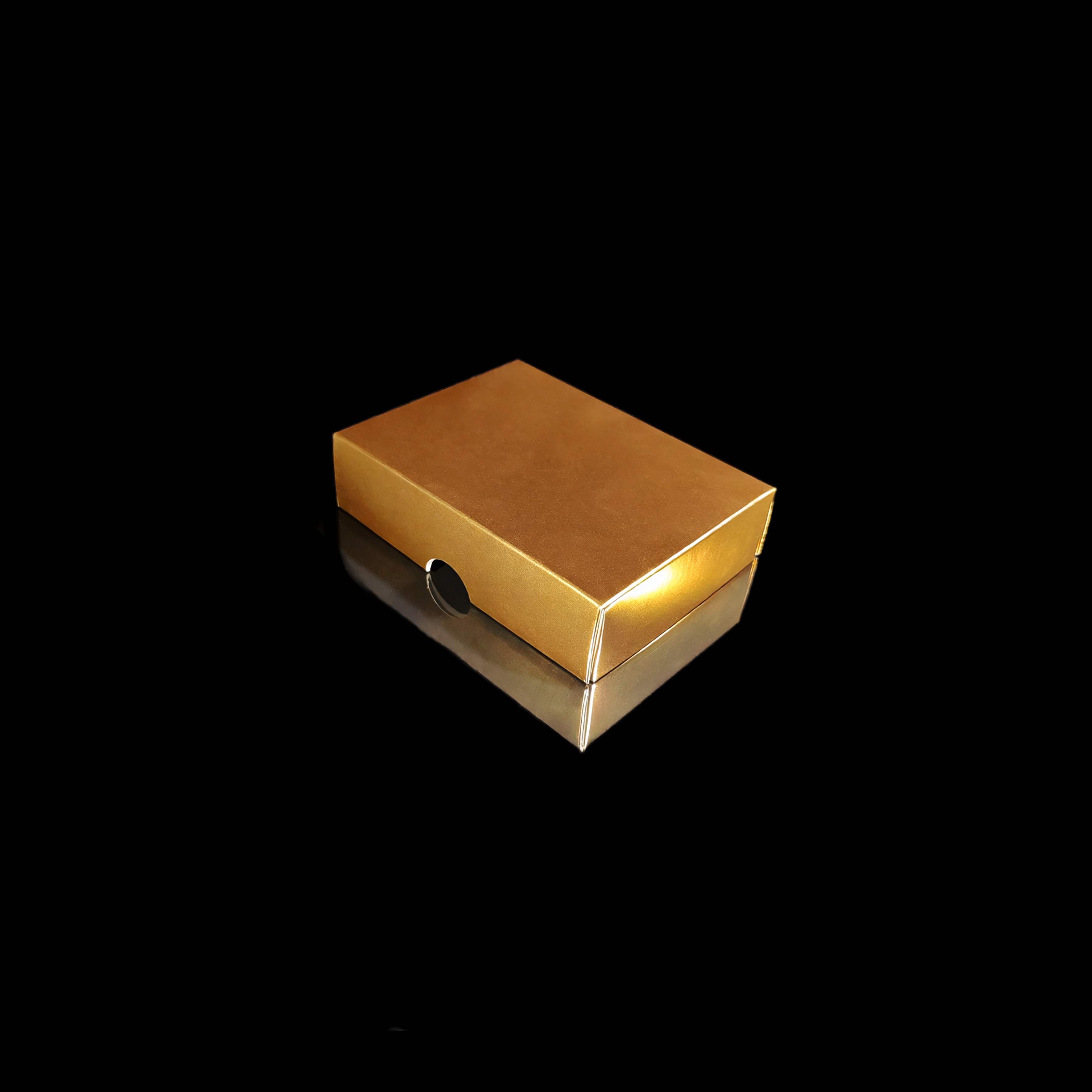 Lock till 6-bitars pralinask, guld