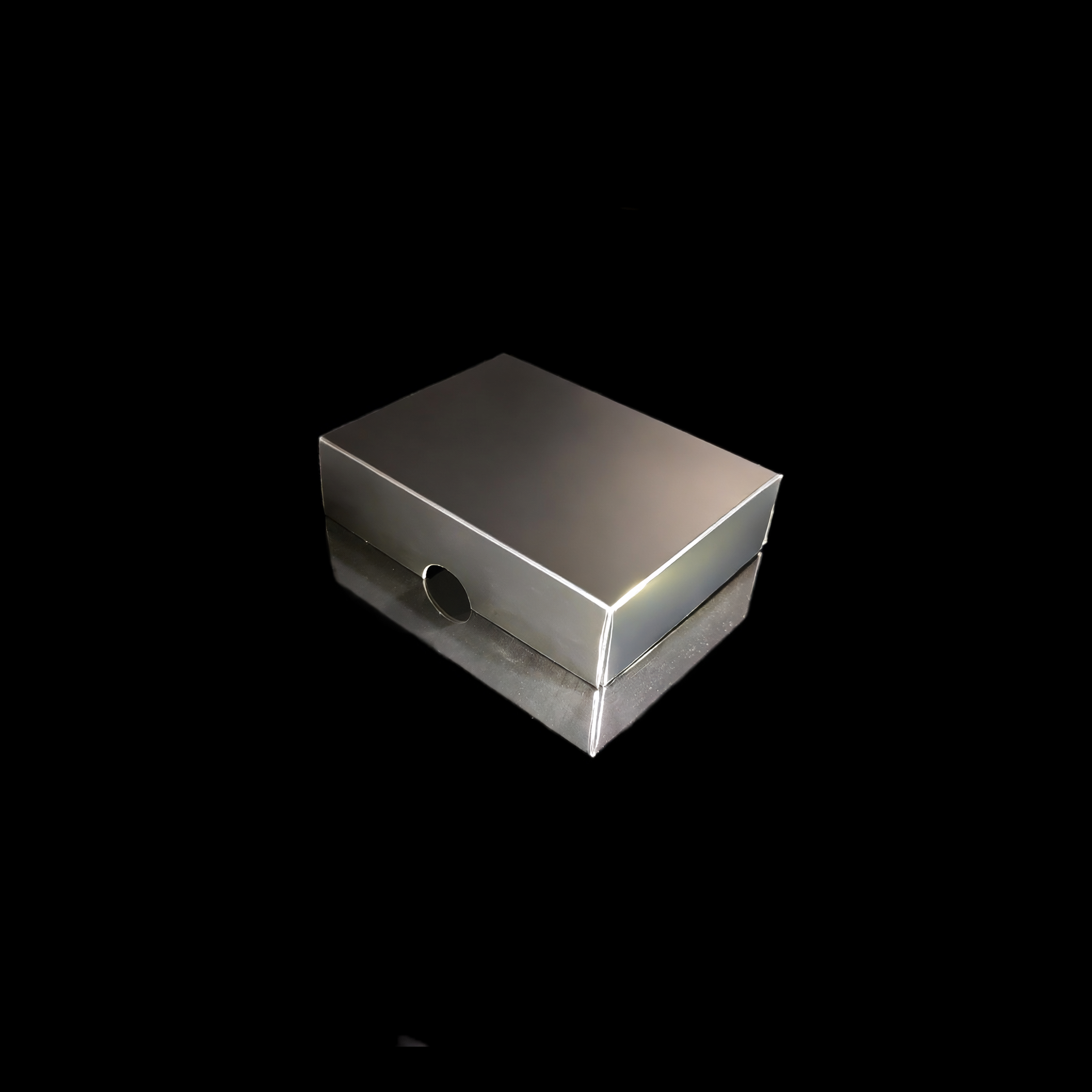 Lock till 6-bitars pralinask, silver