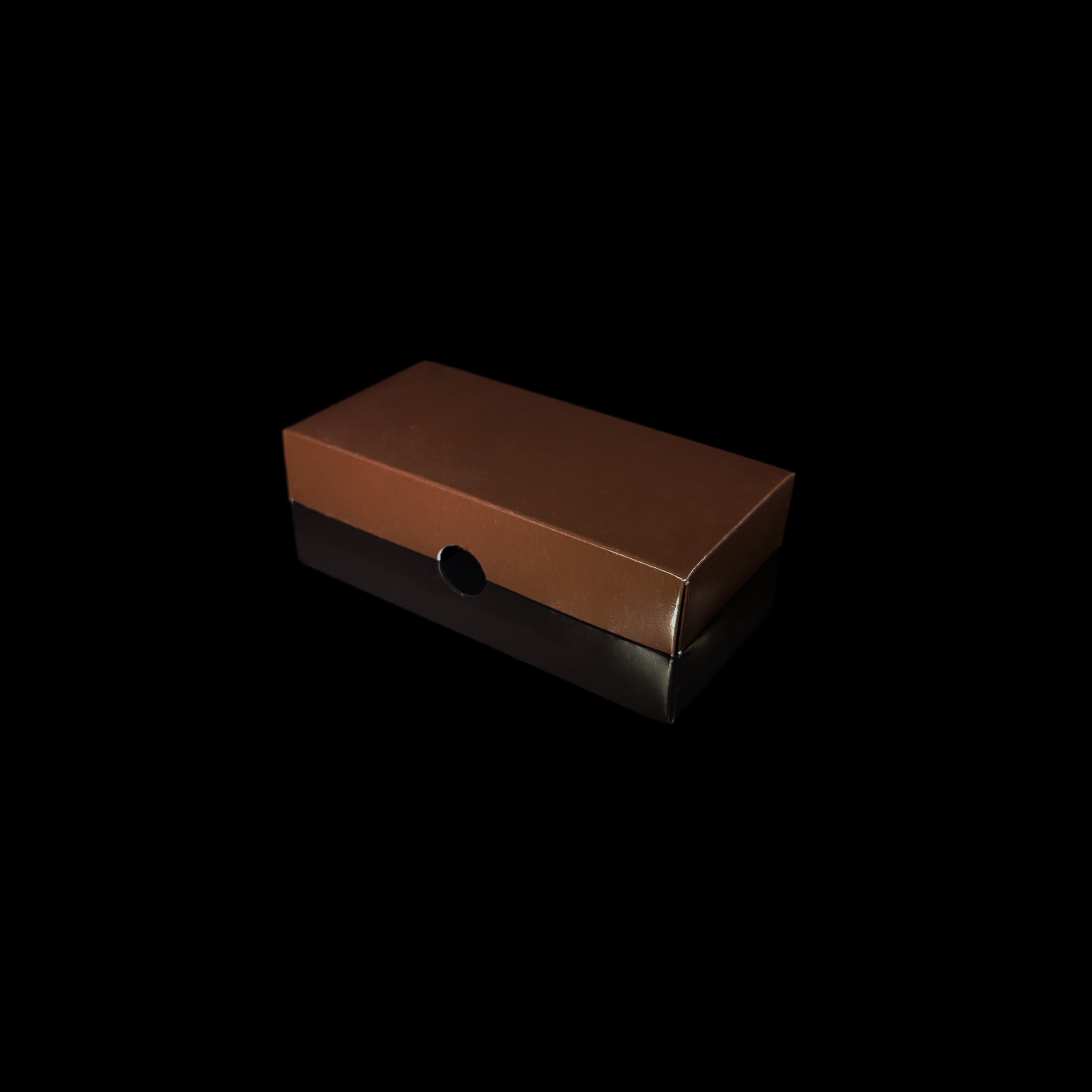 Lock till 8-bitars pralinask, brun