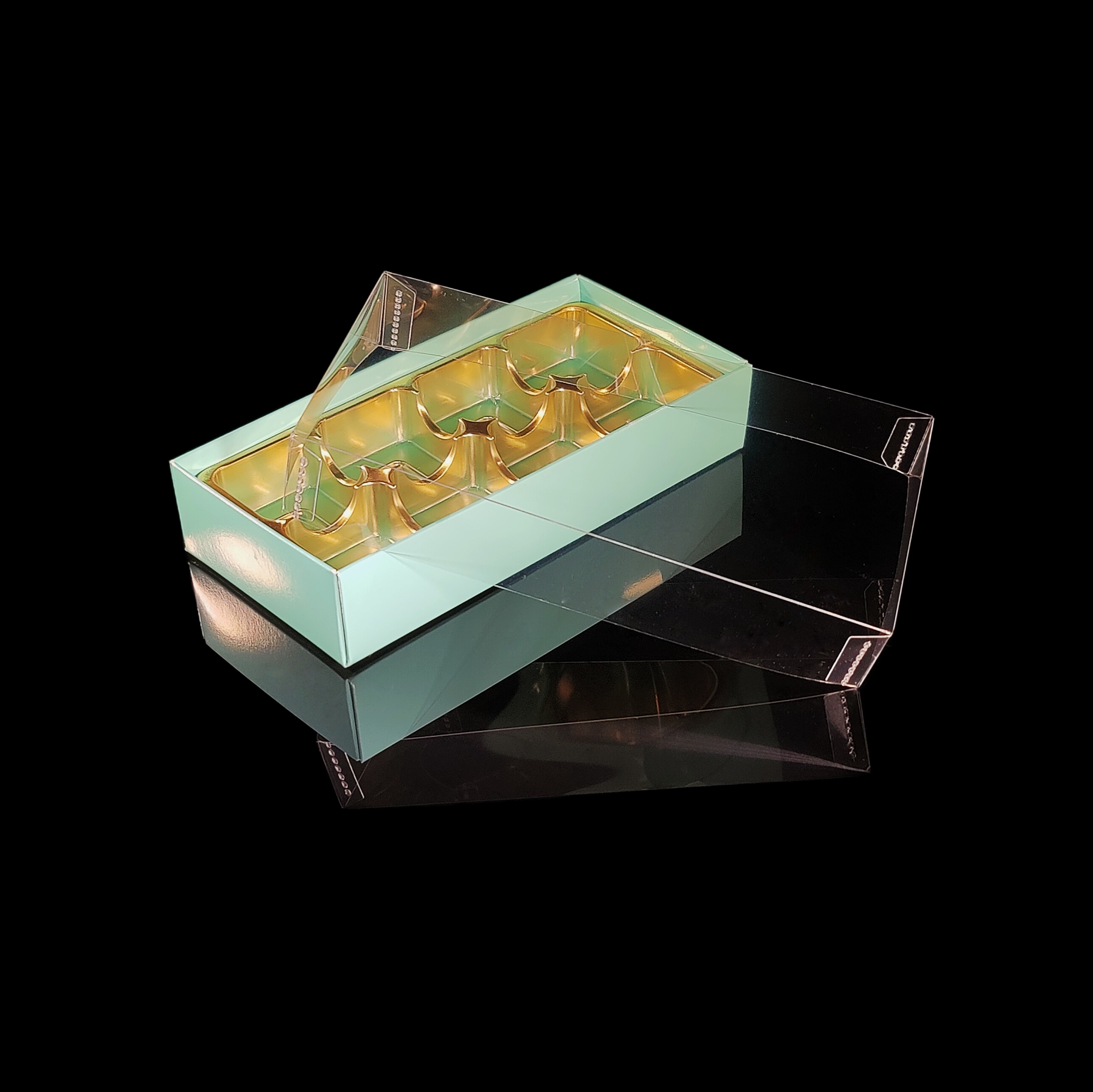 Lock till 8-bitars pralinask, transparent - 2