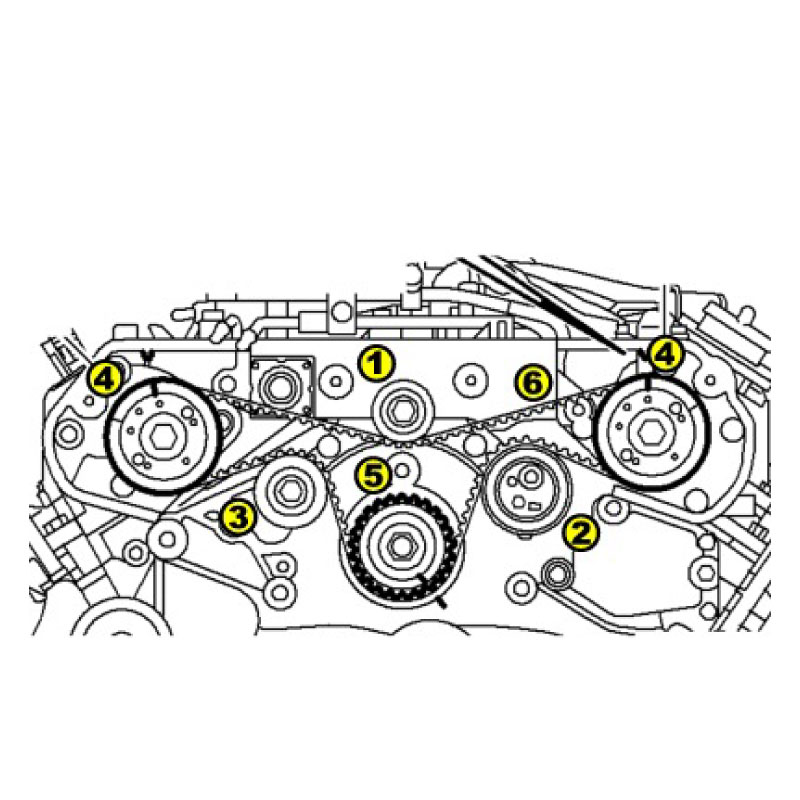 Tensioner/ Idler Pulley 9-5 3,0TiD 02-05 - 2