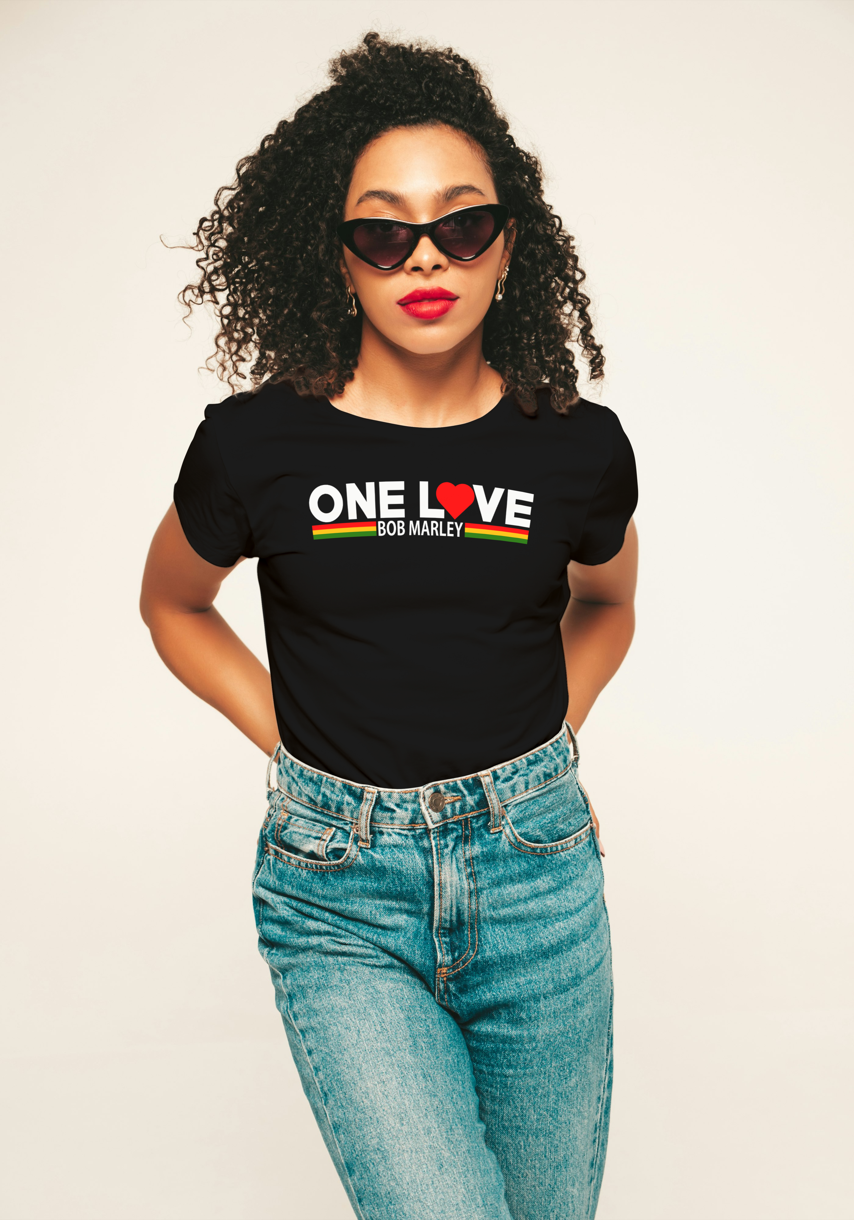 Bob Marley One Love T-shirt Black