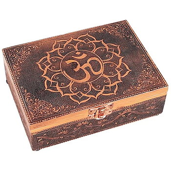 Tarot Box Om Copper Color