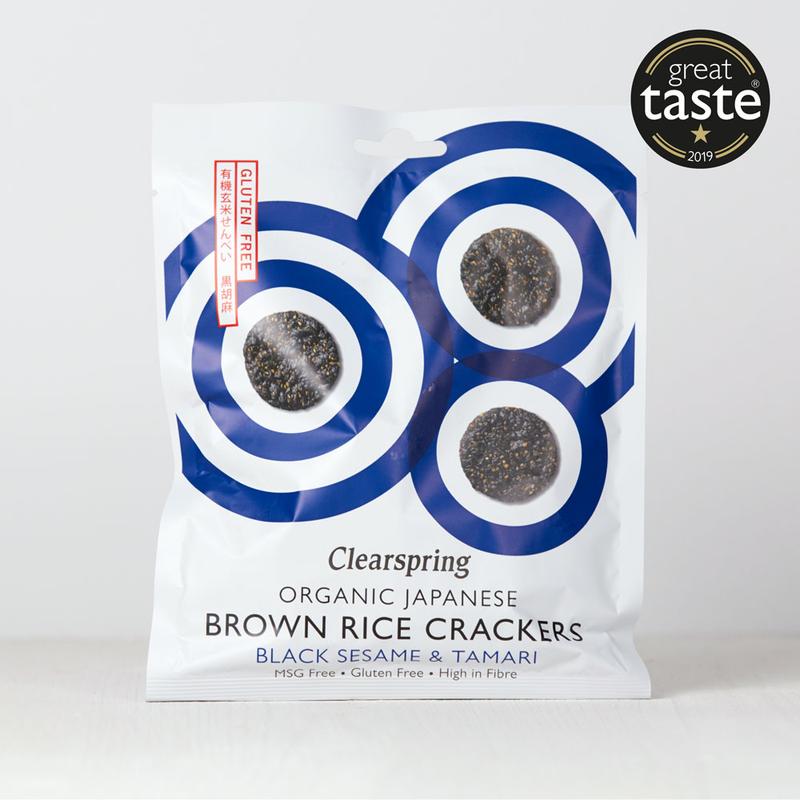 Crackers råris svart sesam 40g x12, EKO