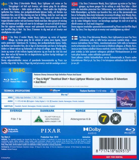 Toy Story 3 (Blu-ray) - 2