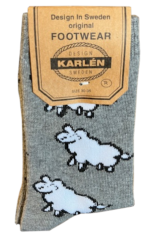 Strumpa barn lamm strl 33-36 6st/fp 