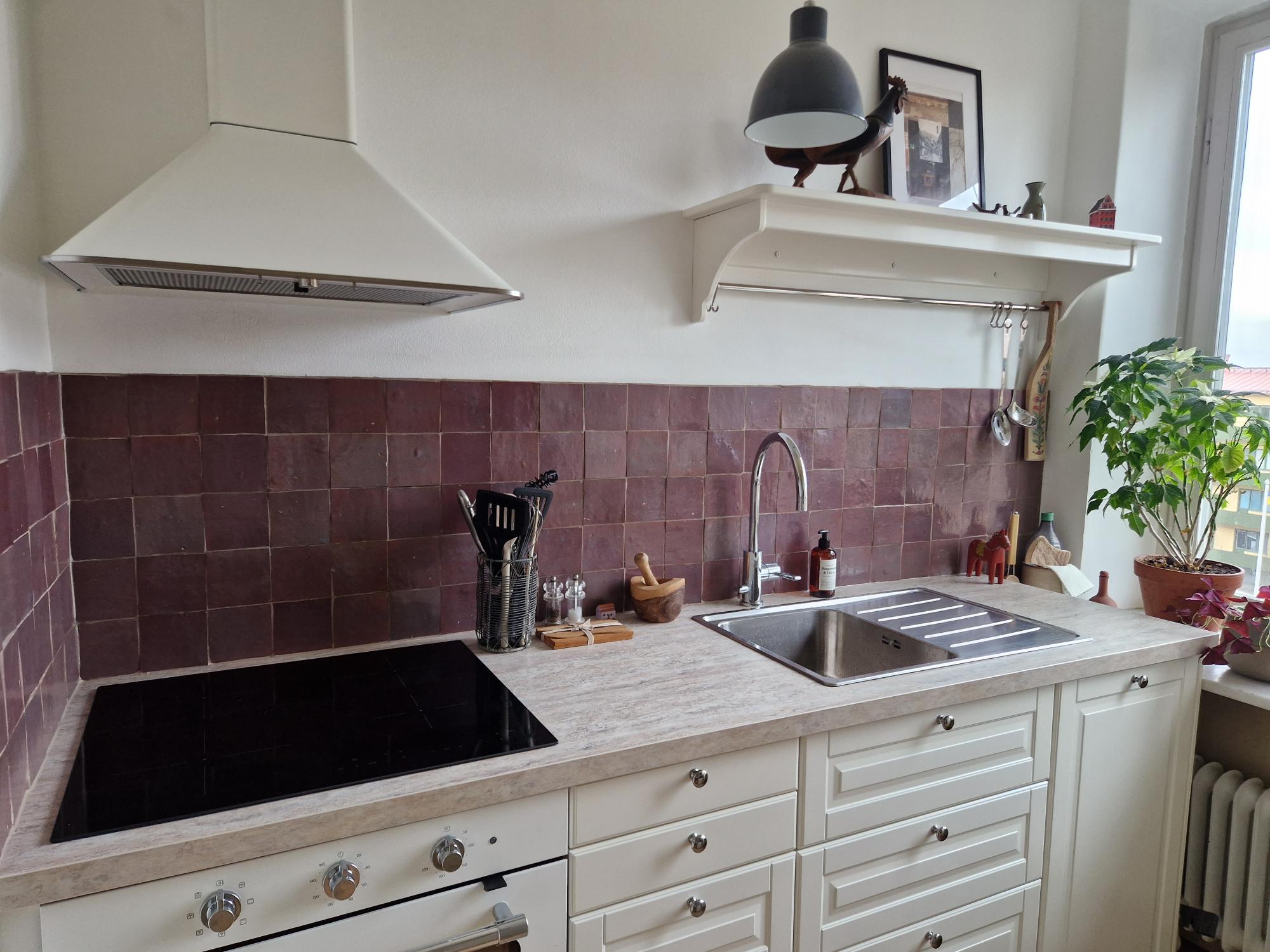 Zelliges Aubergine 10x10 - 4