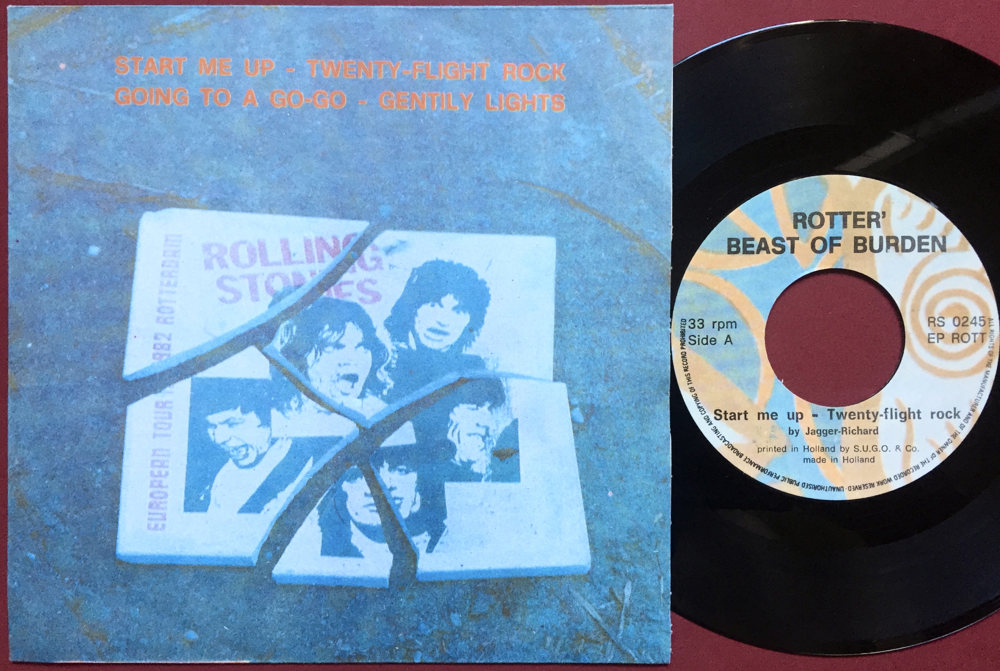 ROLLING STONES - Start me up +3 LIVE EP 1982 - 3