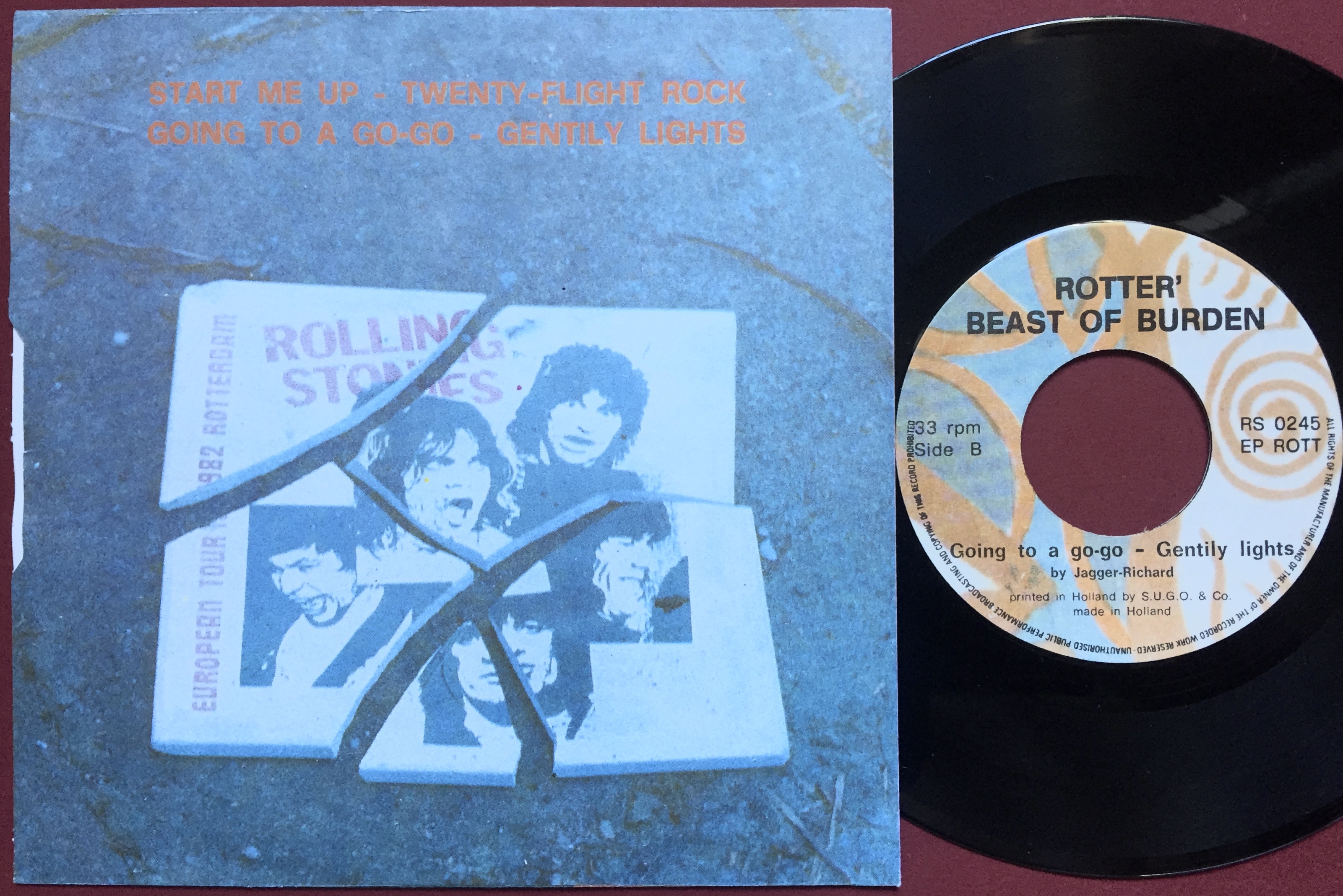 ROLLING STONES - Start me up +3 LIVE EP 1982 - 4