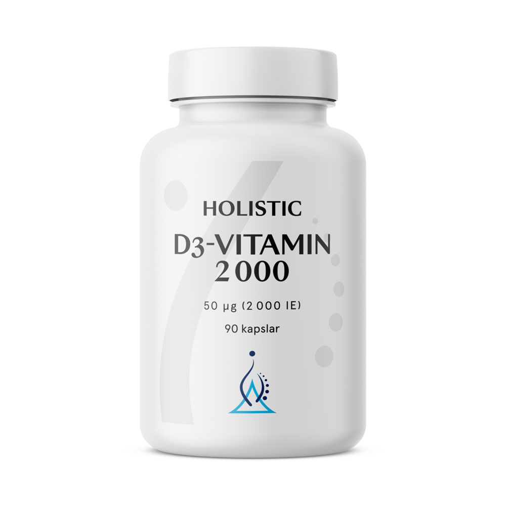 D3 vitamin 2000 IE 90 kap Holistic