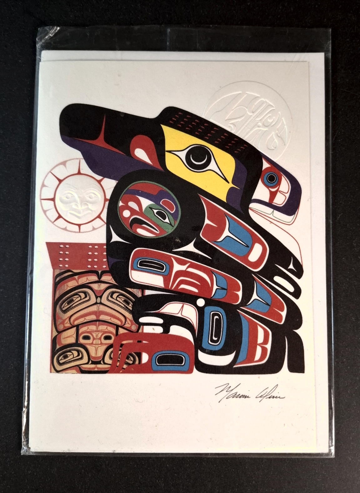 "Ravens Delight "   av Marvin Oliver-Quinault och Isleta-Pueblo