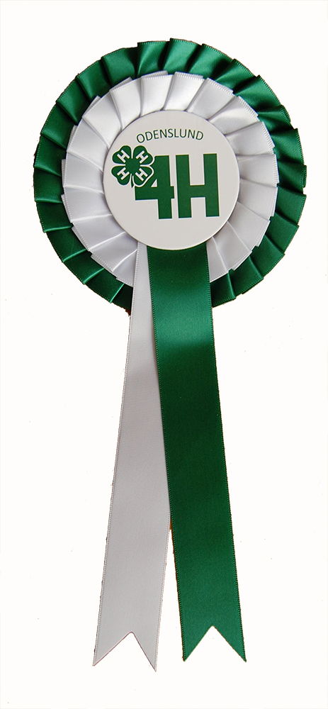 1002 - Rosett 2 krans 2 band, 26 cm