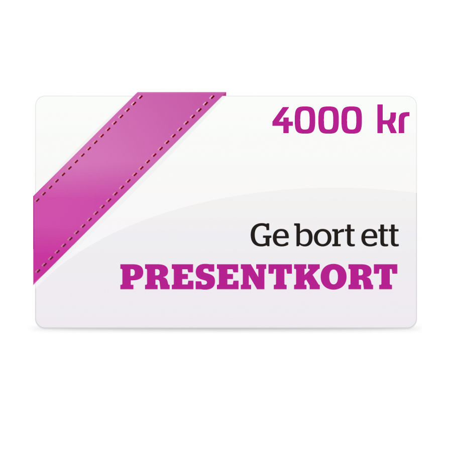 Presentkort 4000 kr