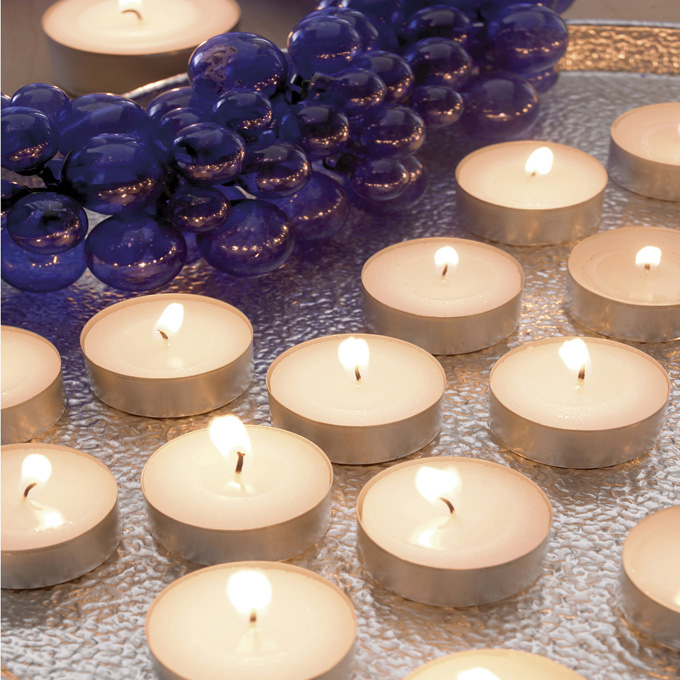 Large Tealights Stearin 6 packs - 4