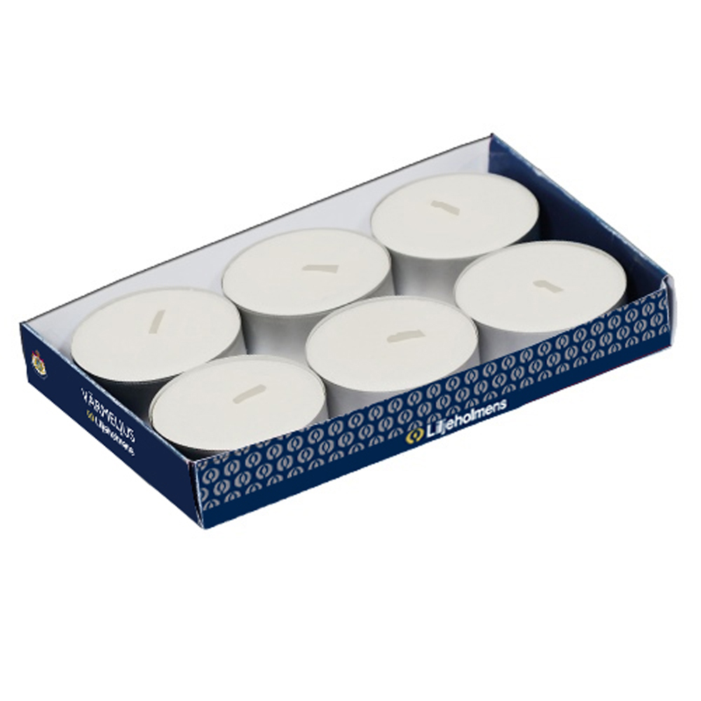 Large Tealights Stearin 6 packs - 2