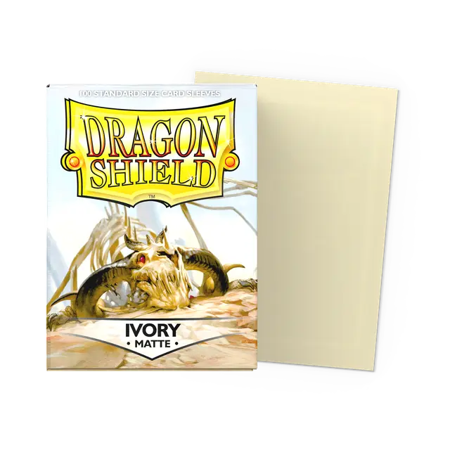 Dragon Shield: Ivory - Matte Sleeves - Standard Size