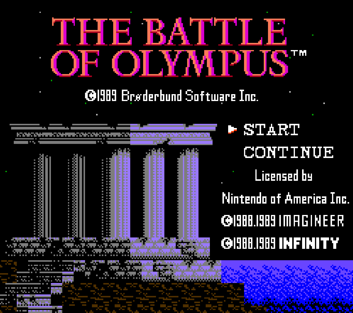 Battle of Olympus The - NES - 2