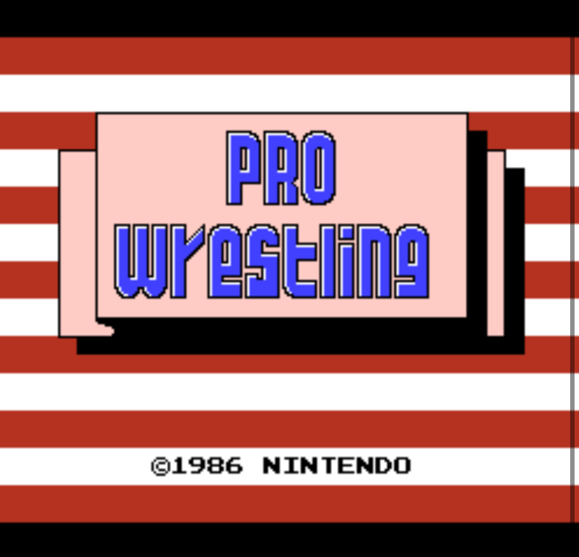 Pro Wrestling - NES - 2