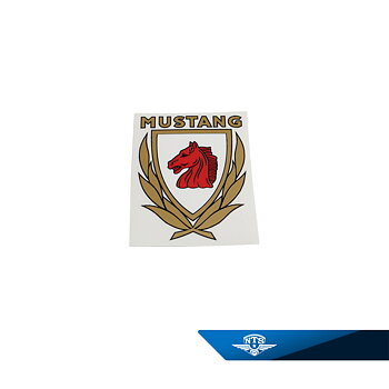 Mustang-dekal Benzintank og under sæde.