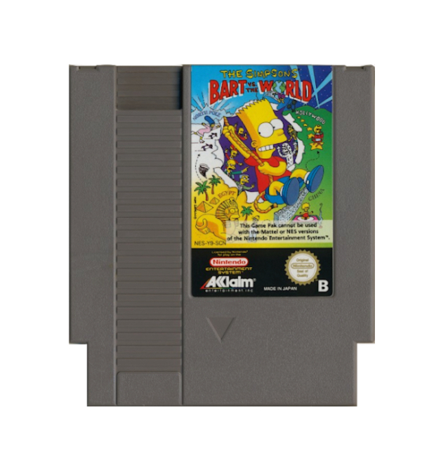 Simpsons - Bart vs the World - NES