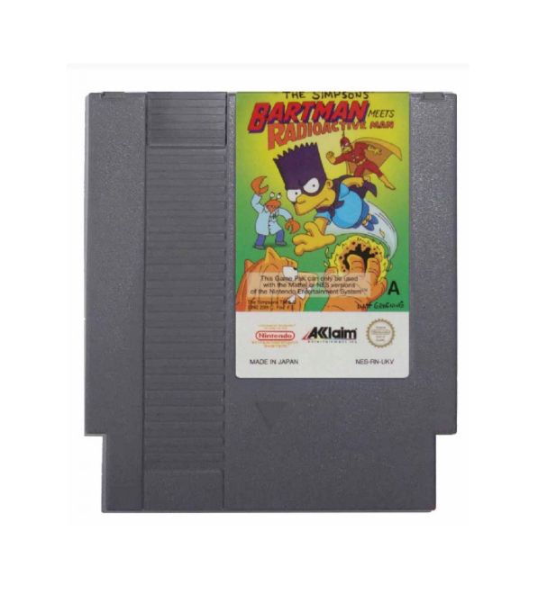 Simpsons - Bartman meets Radioactiveman - NES