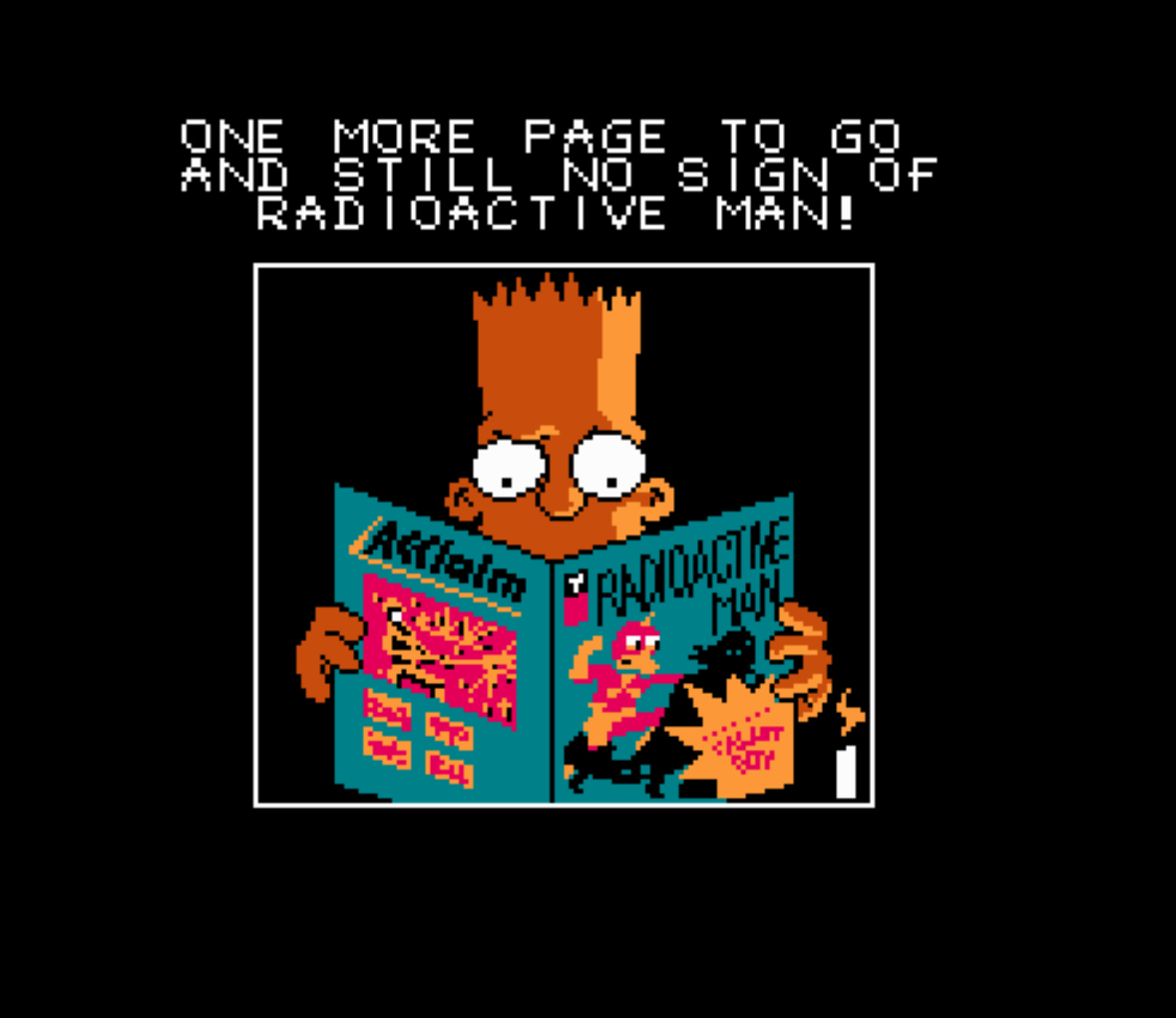 Simpsons - Bartman meets Radioactiveman - NES - 2