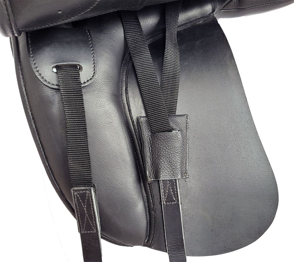 Bomlös dressyrsadel i läder- Flexzone- Saddles "Estancia" - 5 Utbytbara koppjärn - 4