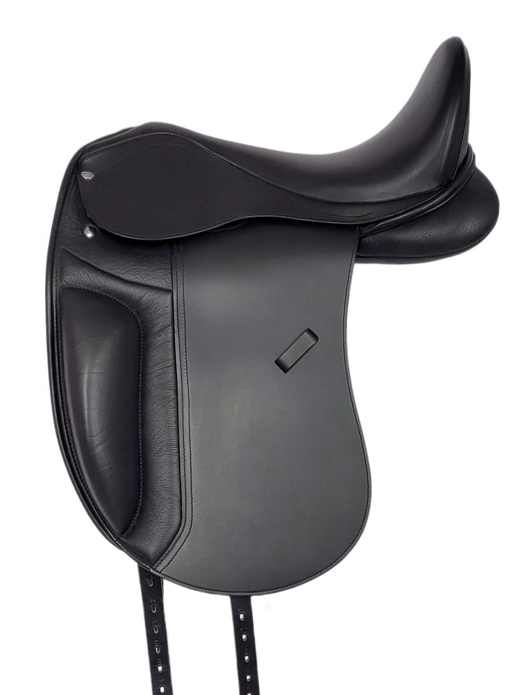 Bomlös dressyrsadel i läder- Flexzone- Saddles "Estancia" - 5 Utbytbara koppjärn - 2