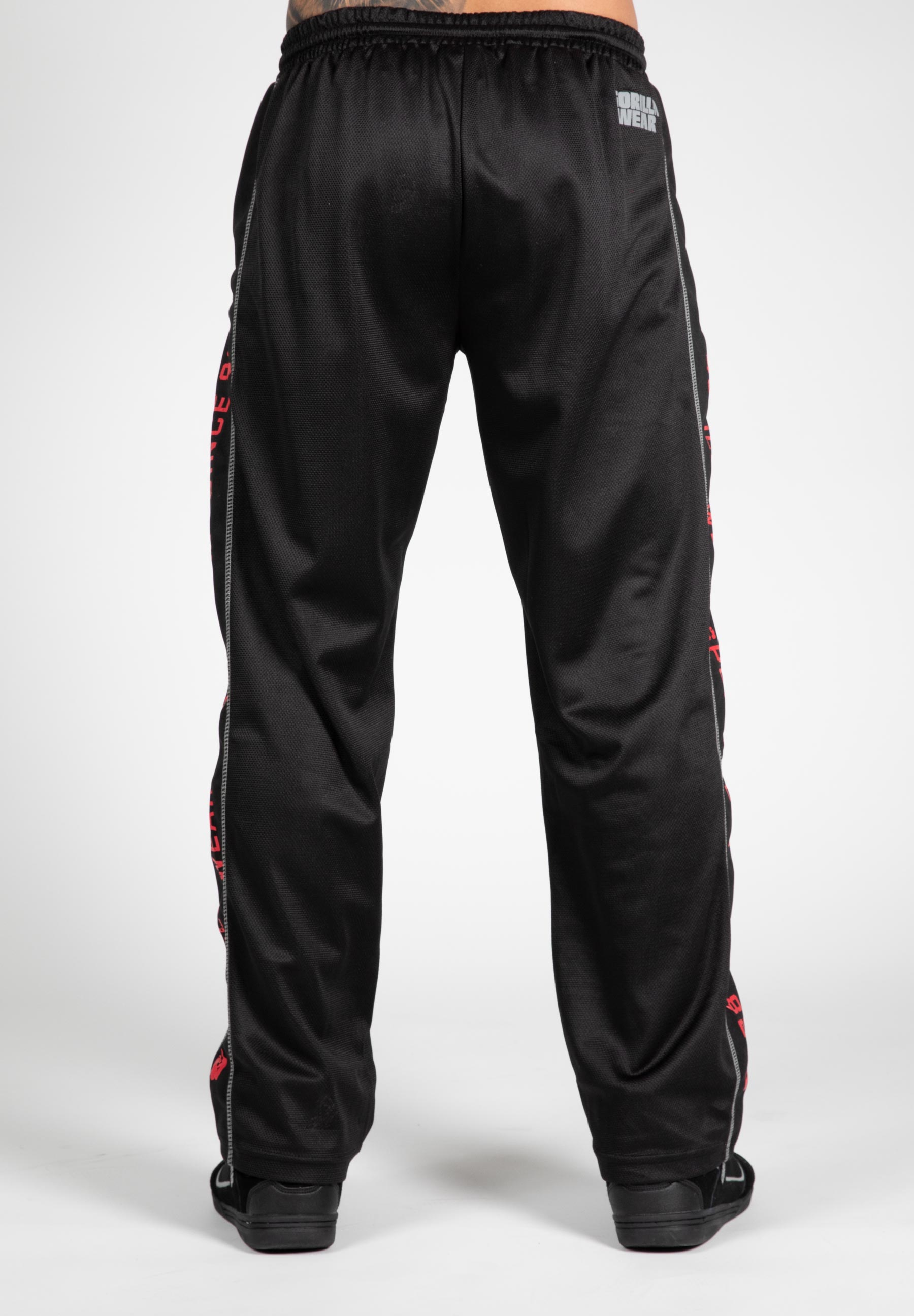 Functional Mesh Pants, black/red - 7