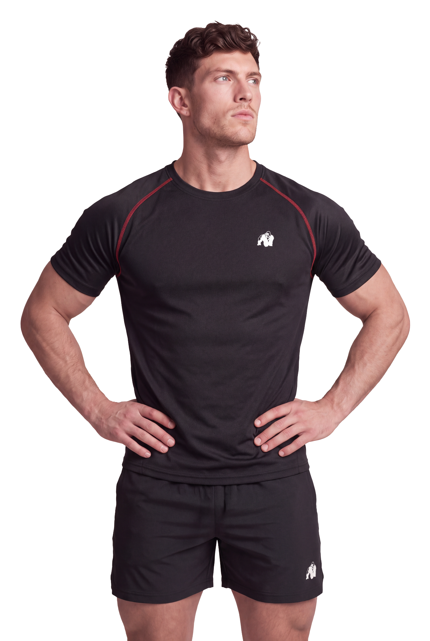 Performance T-Shirt, black/red