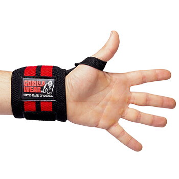 Wrist Wraps Pro, black/red