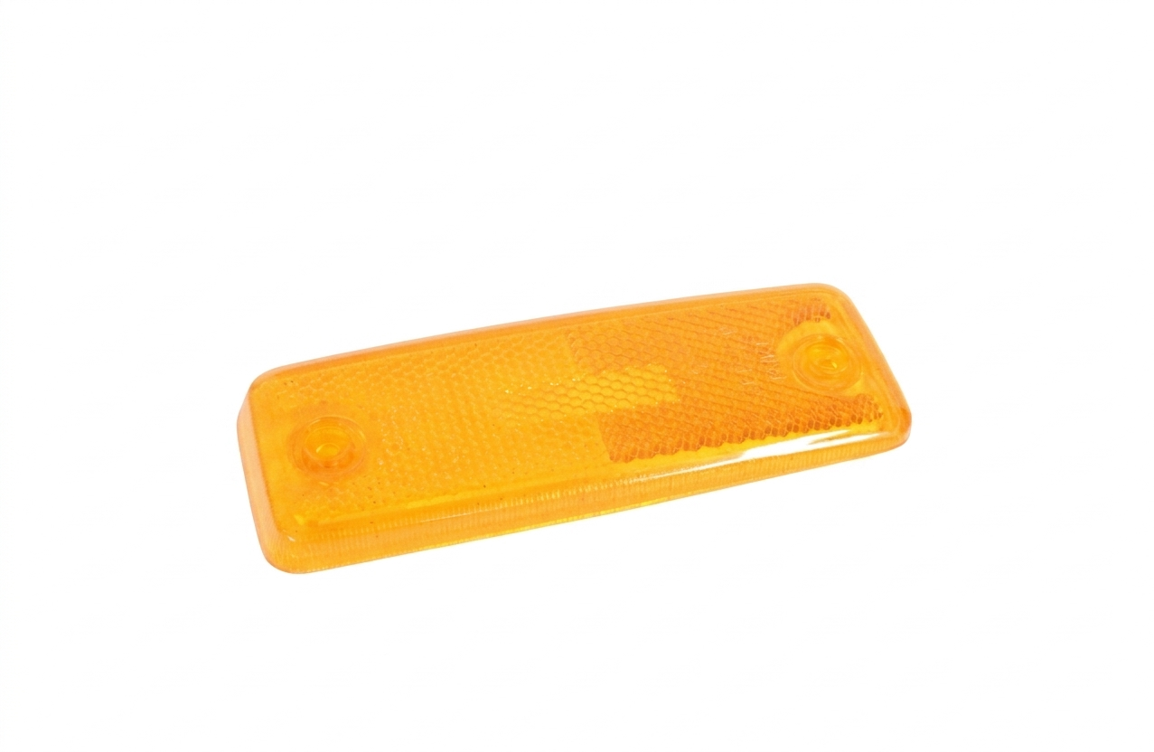 Glas, sidomarkeringsljus (orange)