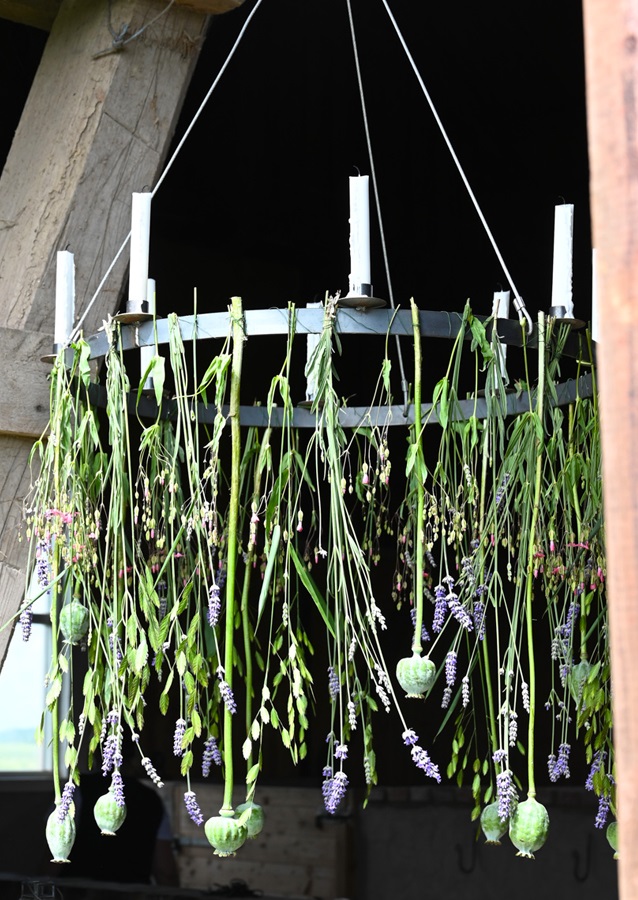 Chandelier Wrought iron chandelier Ø: 76 cm - 9