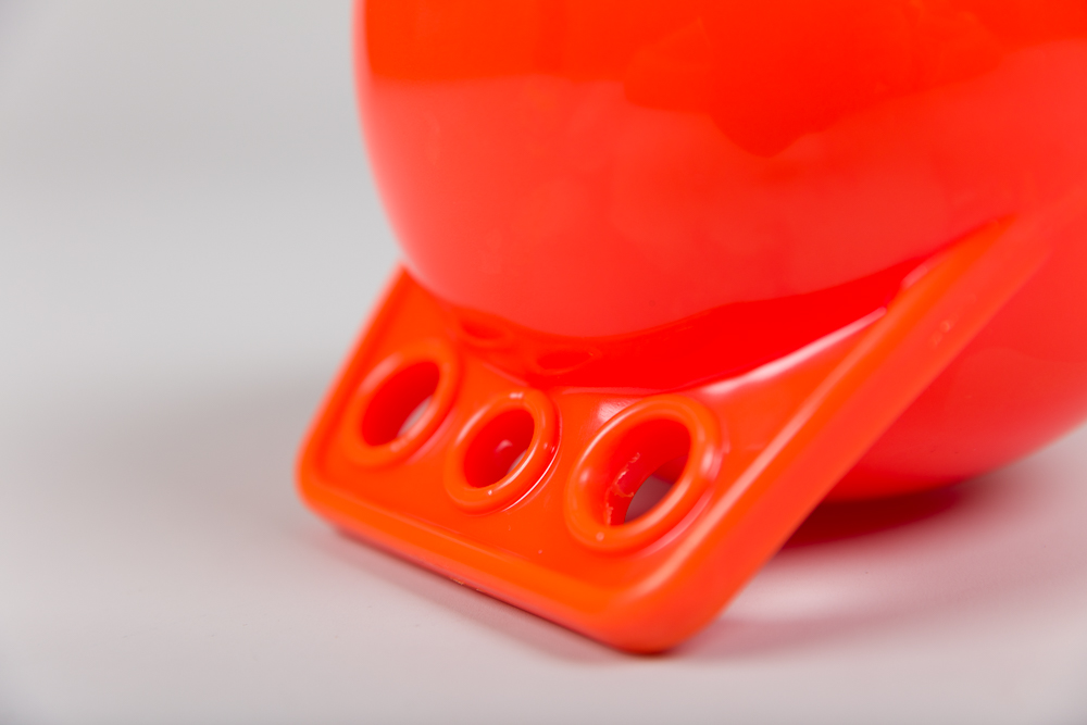Garnblåsa, mjuk, 6', orange - 2