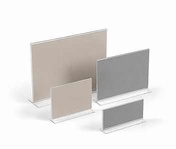 Prisskylt rak liggande plexi A7-A3