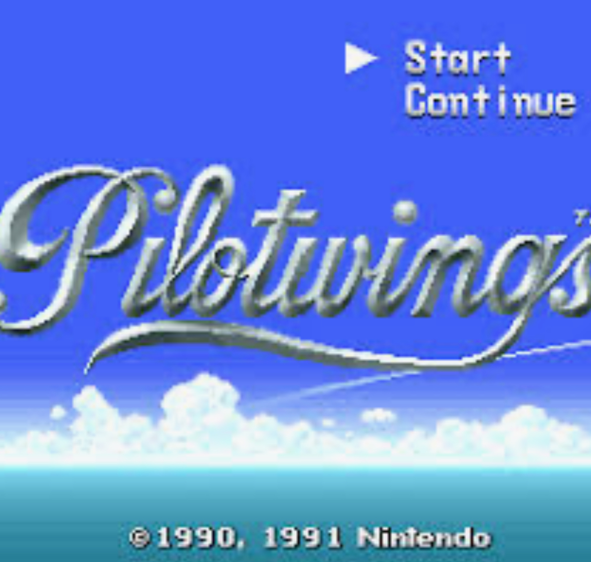 Pilotwings - SNES - 2