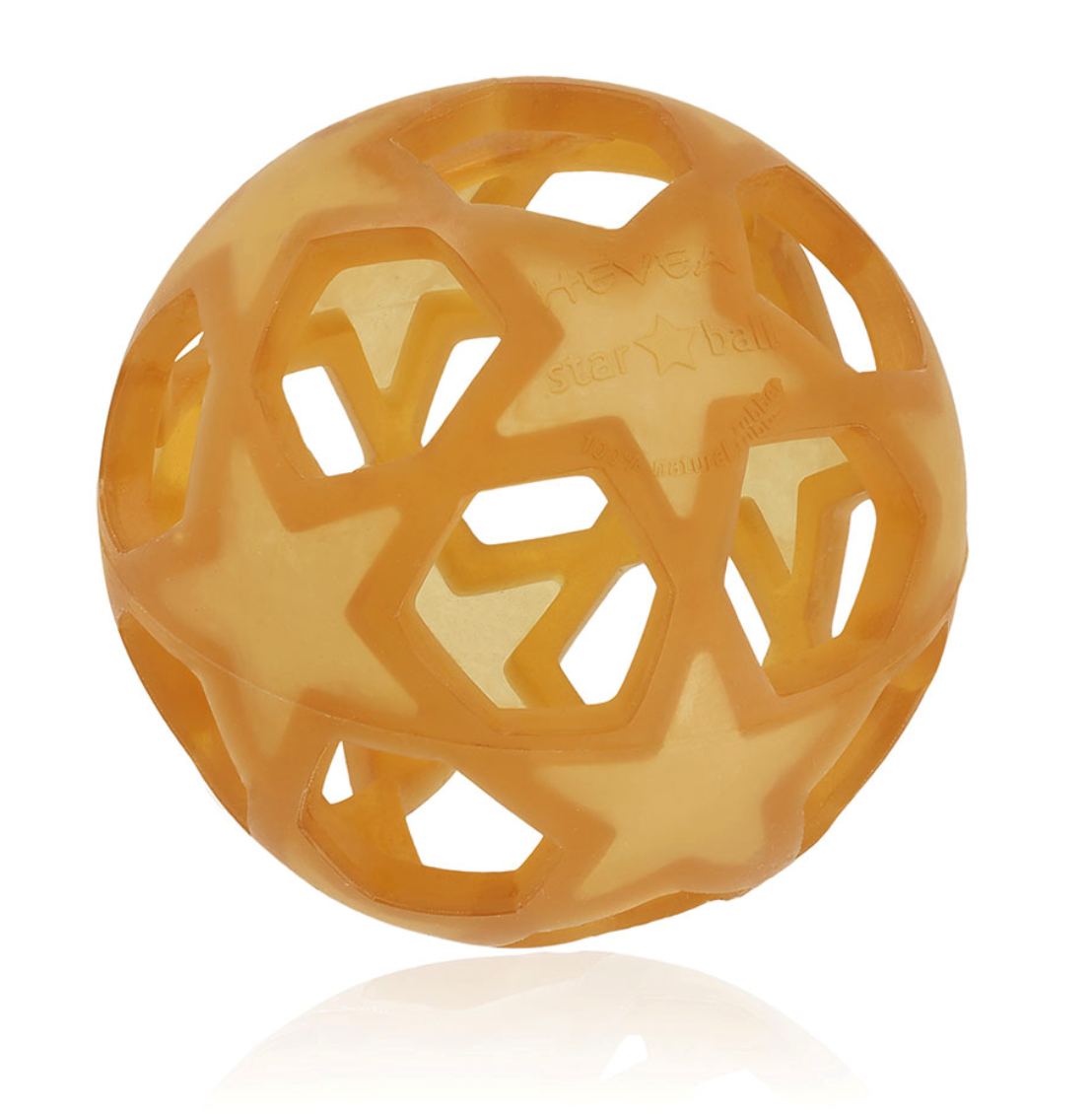 Babybold lavet af naturfarvet naturgummi