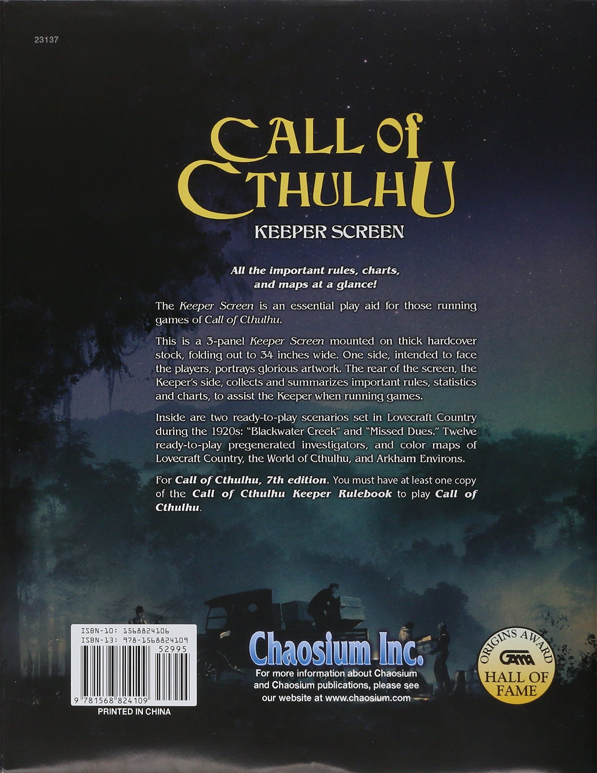 Call of Cthulhu RPG - Keeper Screen Pack + PDF - 2