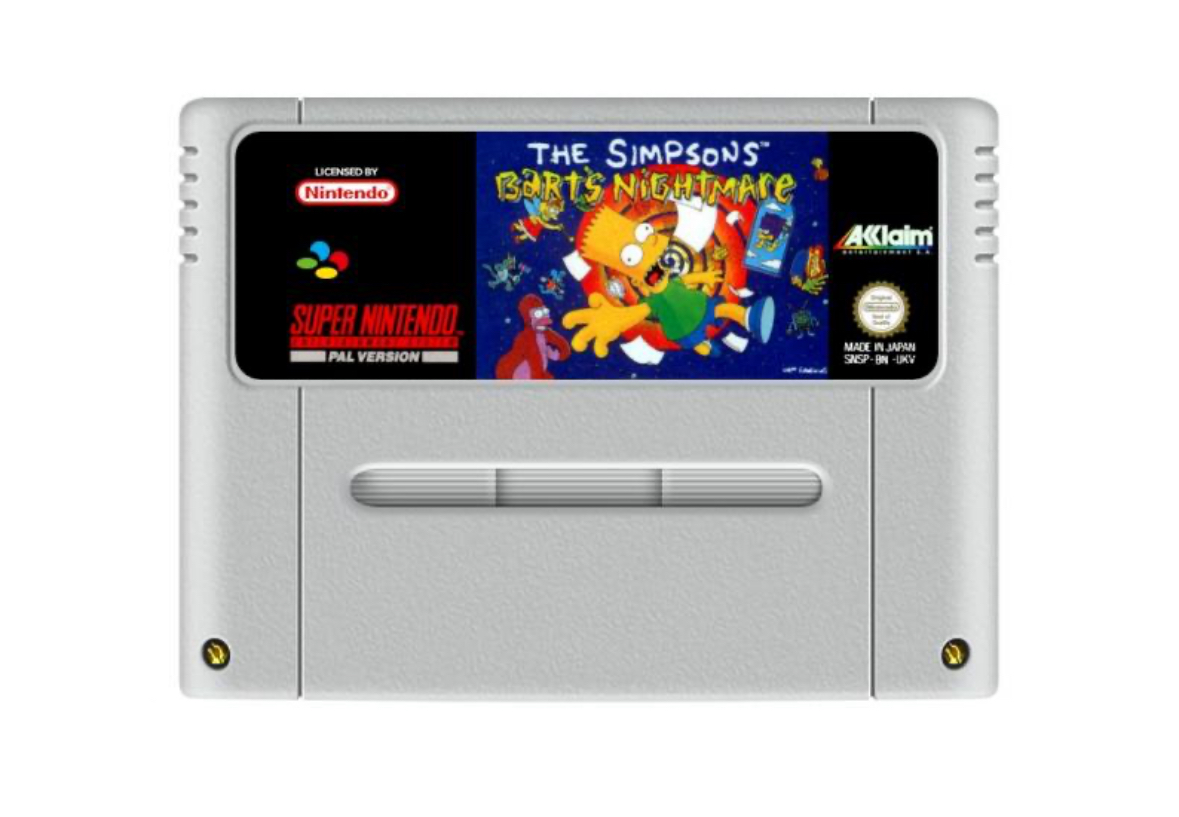 Simpsons Barts Nightmare - SNES