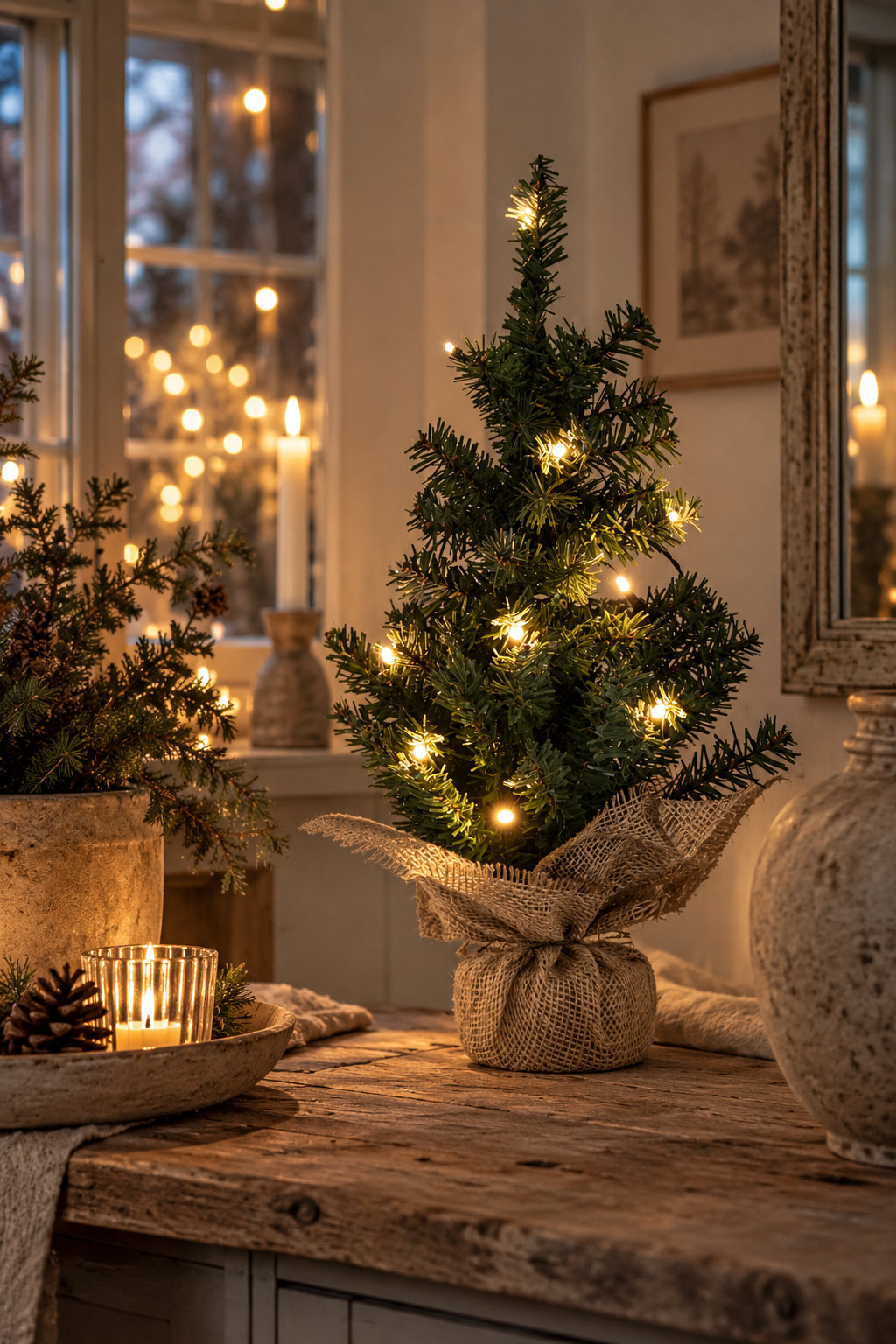 TABLE TREE / CHRISTMAS TREE WITH LED LIGHTS