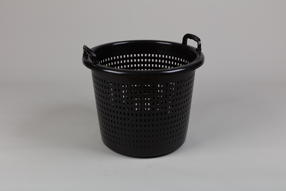 Plastic Basket, 44 Liter, Black