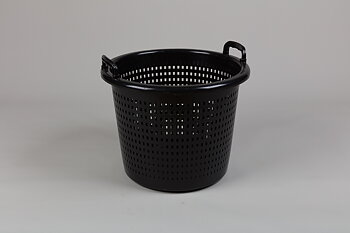 Plastic Basket, 44 Liter, Black