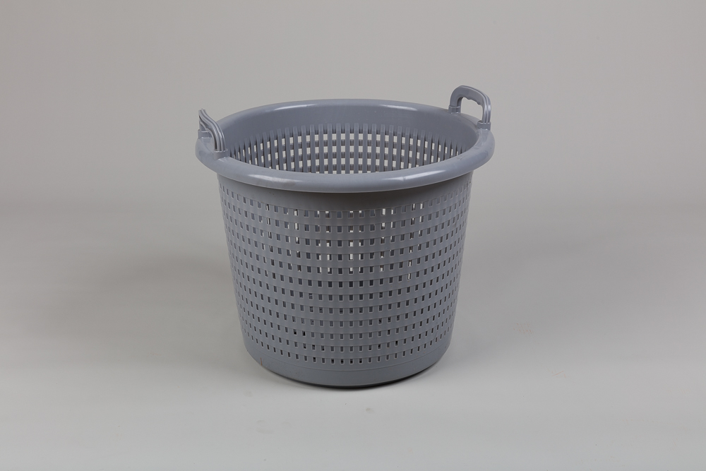 Plastic Basket, 44 Liter, Grey
