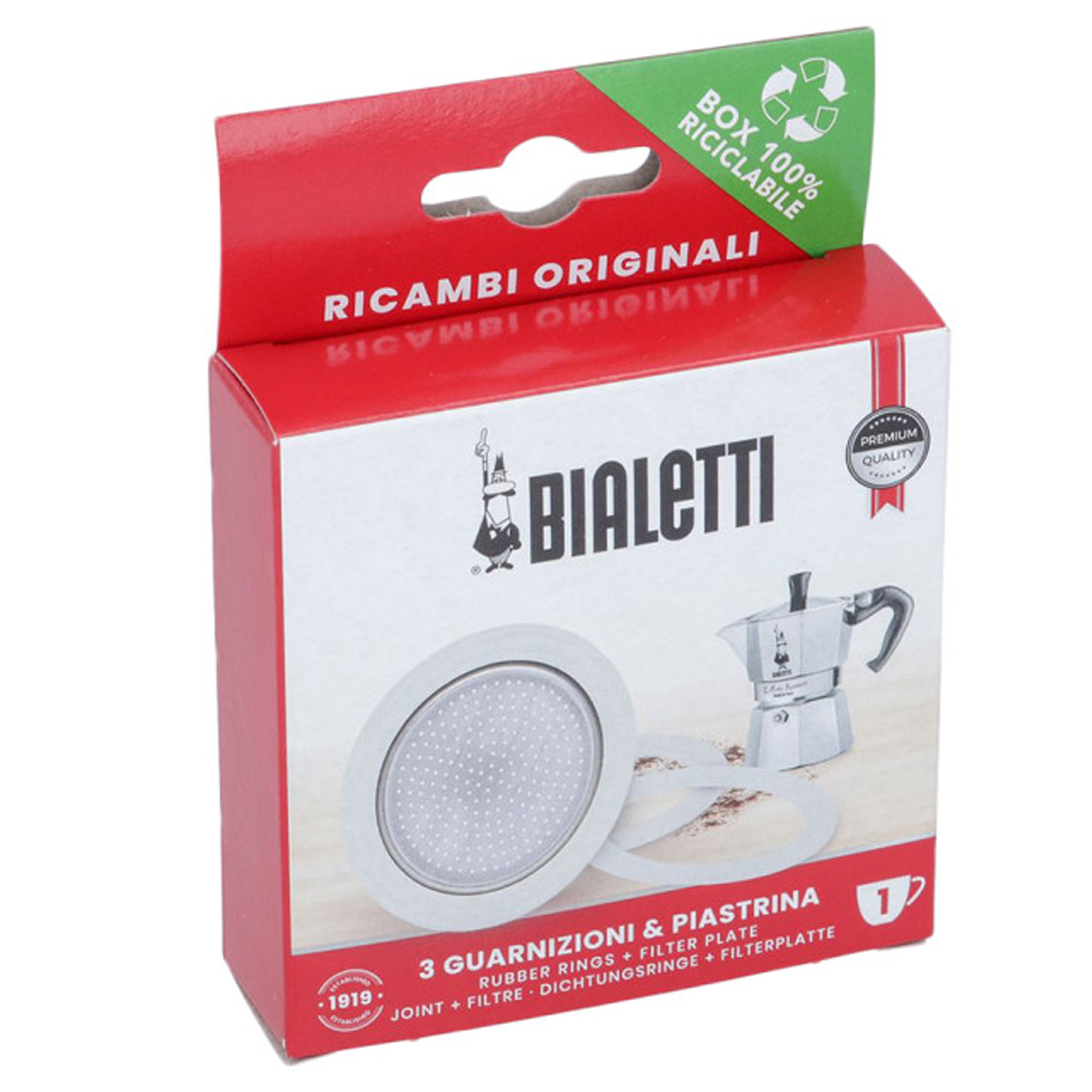 Bialetti Moka Express 1 kopp packningsset