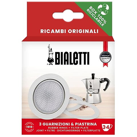 Bialetti Moka Express 3-4 cups gasket set