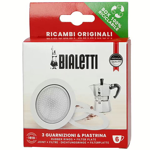 Bialetti Moka Express 6 cups gasket set