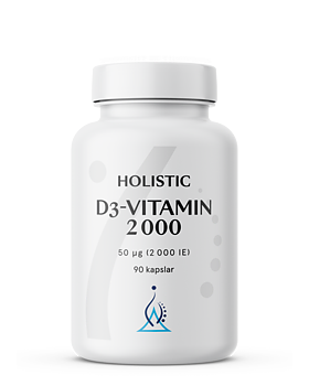 Holistic - D3 - vitamin  2000IE 90 capsules